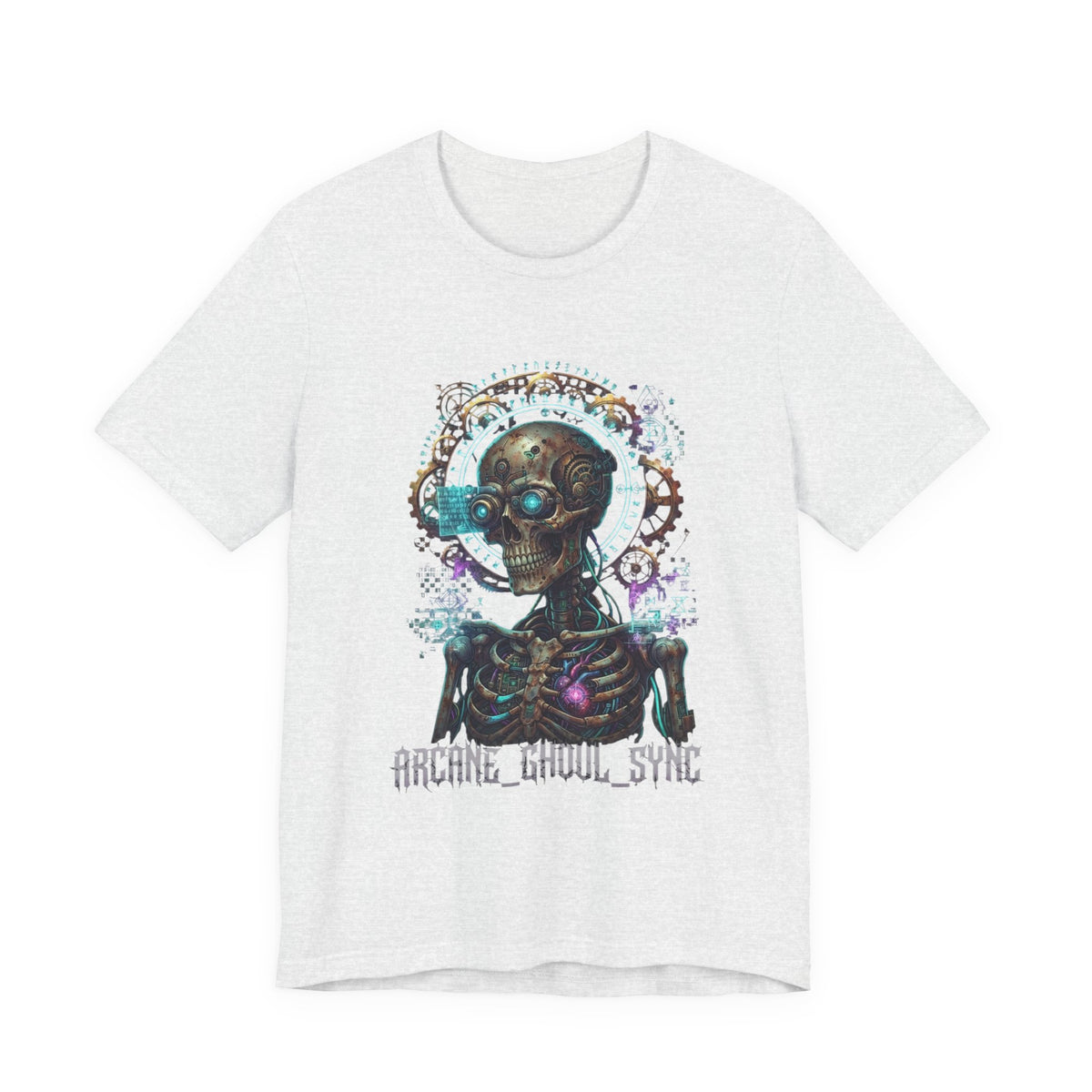 T-shirt Arcane Ghoul – Grafica cyberpunk