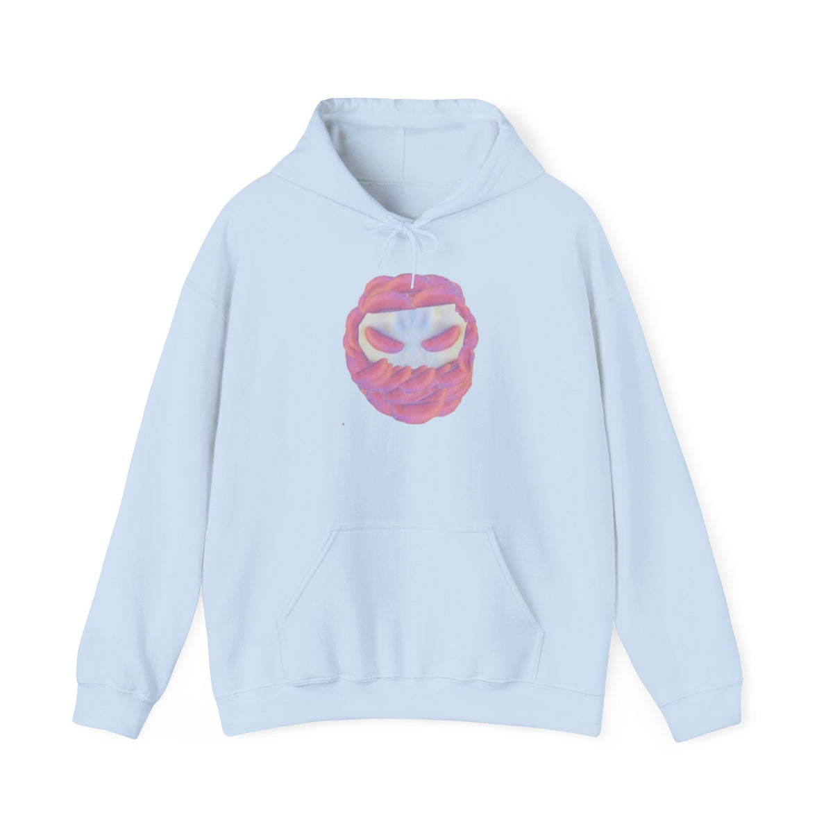 Skull Cloud Hoodie – Pink skull hooded sweatshirt