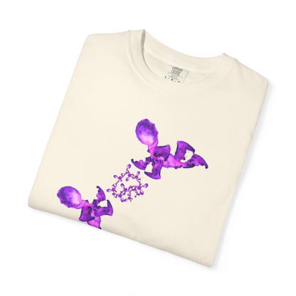 T-shirt Fantasy – Grafica viola