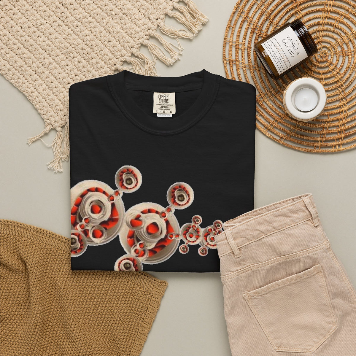 Retro Target T-Shirt – Circle graphic