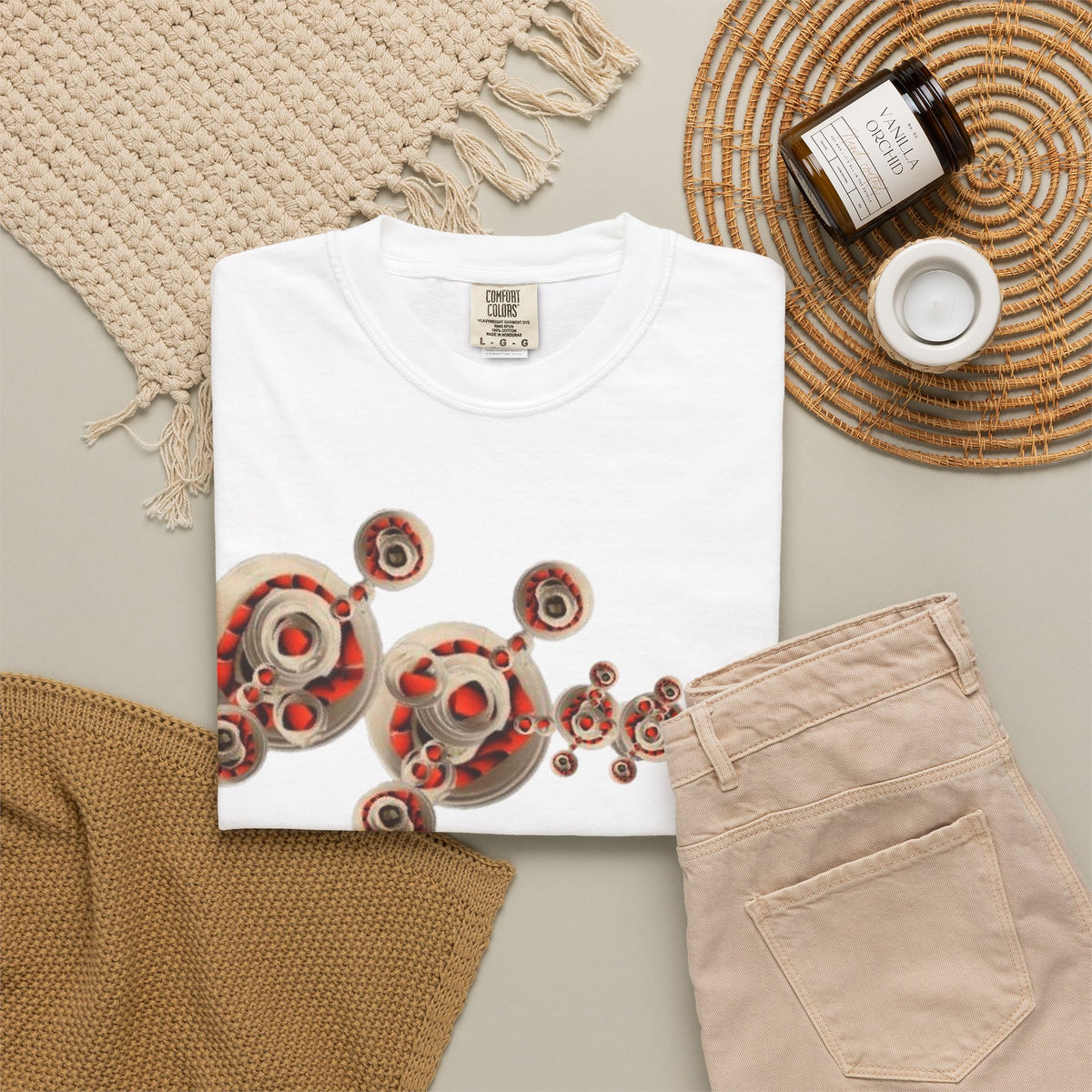 Retro Target T-Shirt – Circle graphic