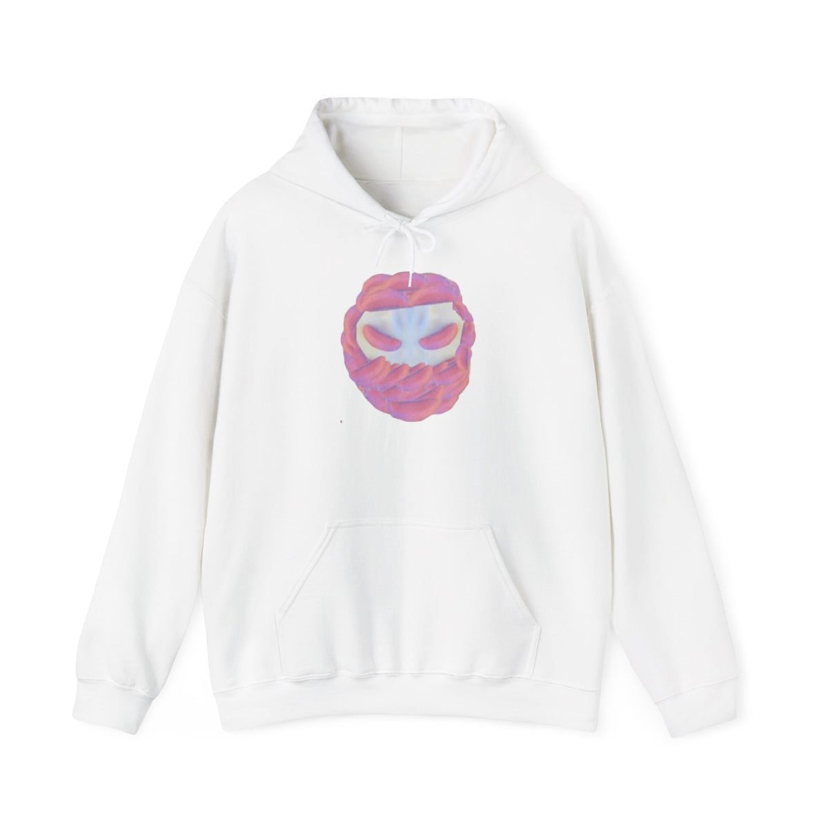 Skull Cloud Hoodie – Pink skull hooded sweatshirt