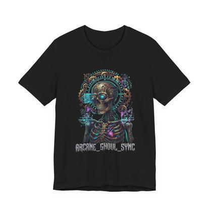 T-shirt Arcane Ghoul – Grafica cyberpunk
