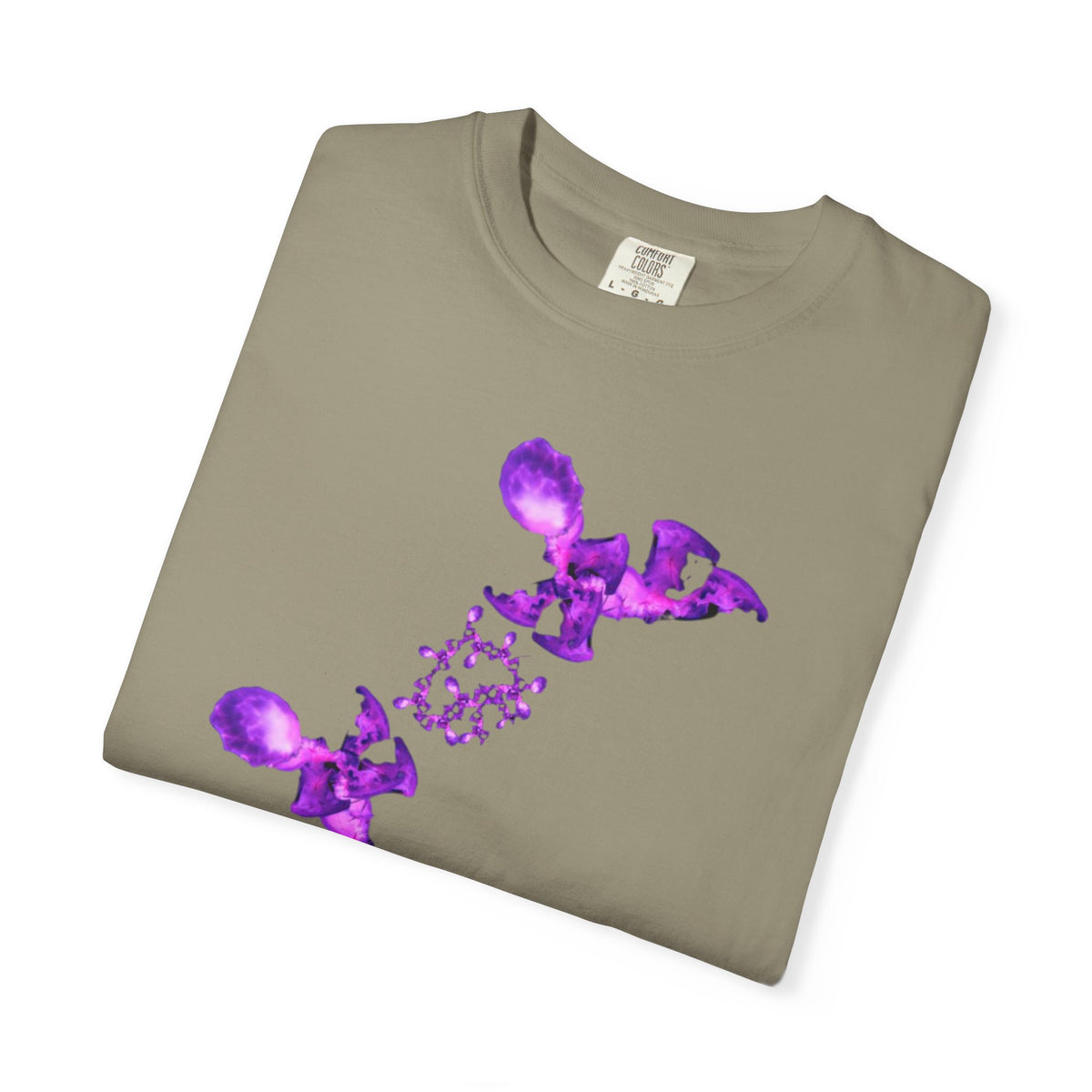 T-shirt Fantasy – Grafica viola