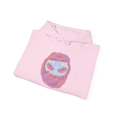 Skull Cloud Hoodie – Pink skull hooded sweatshirt