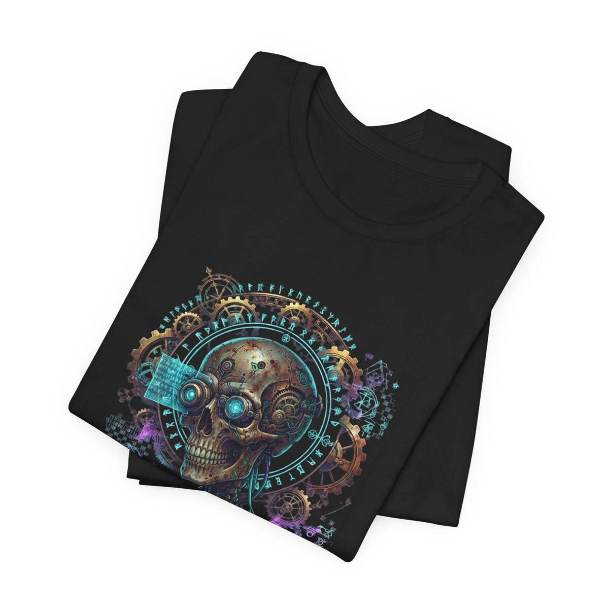 T-shirt Arcane Ghoul – Grafica cyberpunk