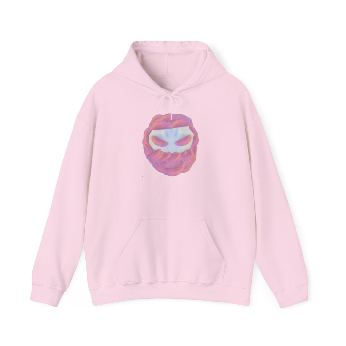 Skull Cloud Hoodie – Pink skull hooded sweatshirt