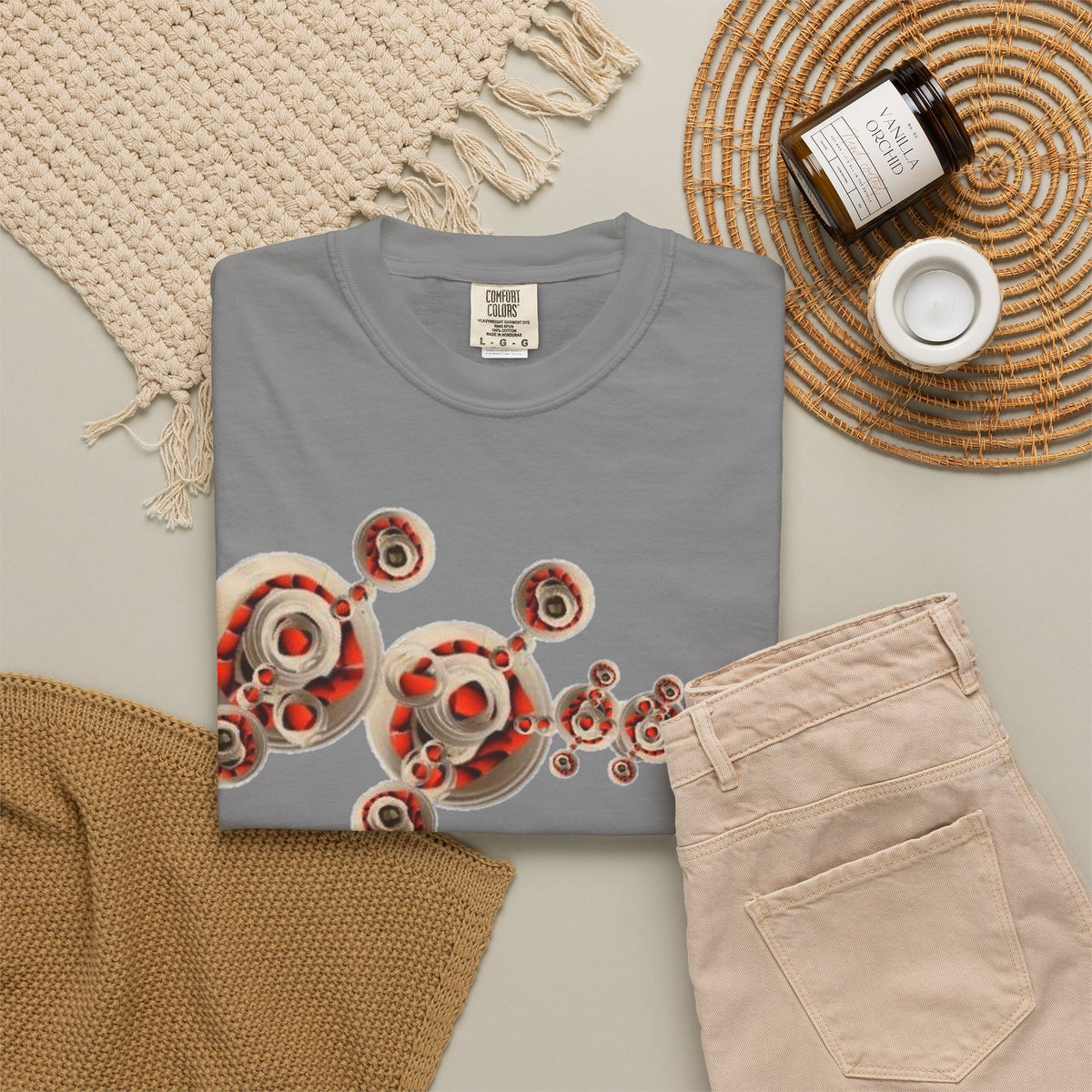 Retro Target T-Shirt – Circle graphic