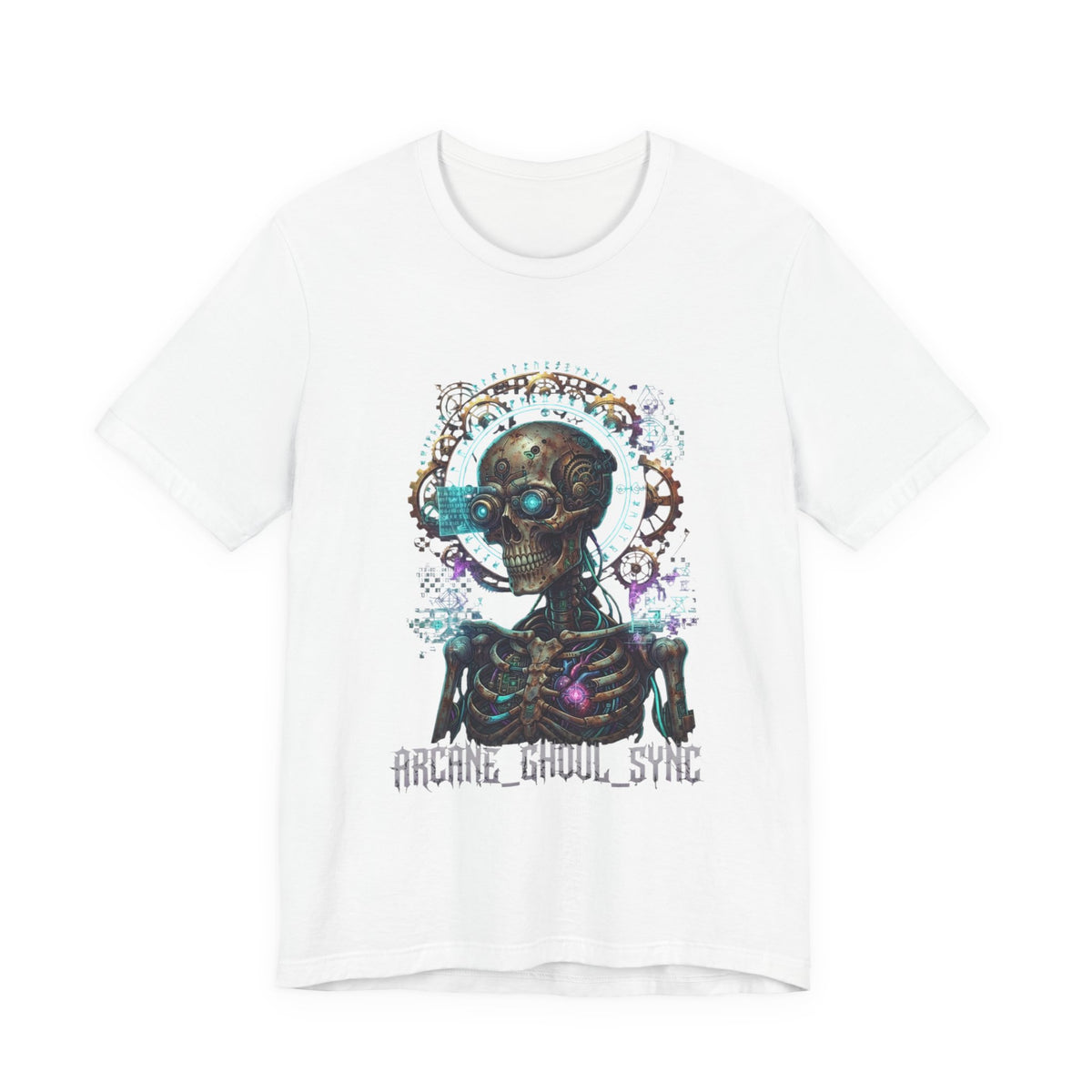 T-shirt Arcane Ghoul – Grafica cyberpunk