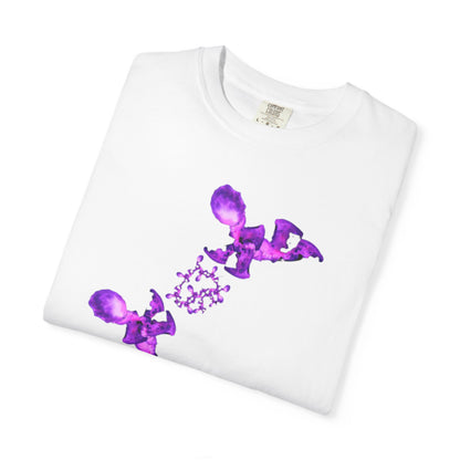 T-shirt Fantasy – Grafica viola