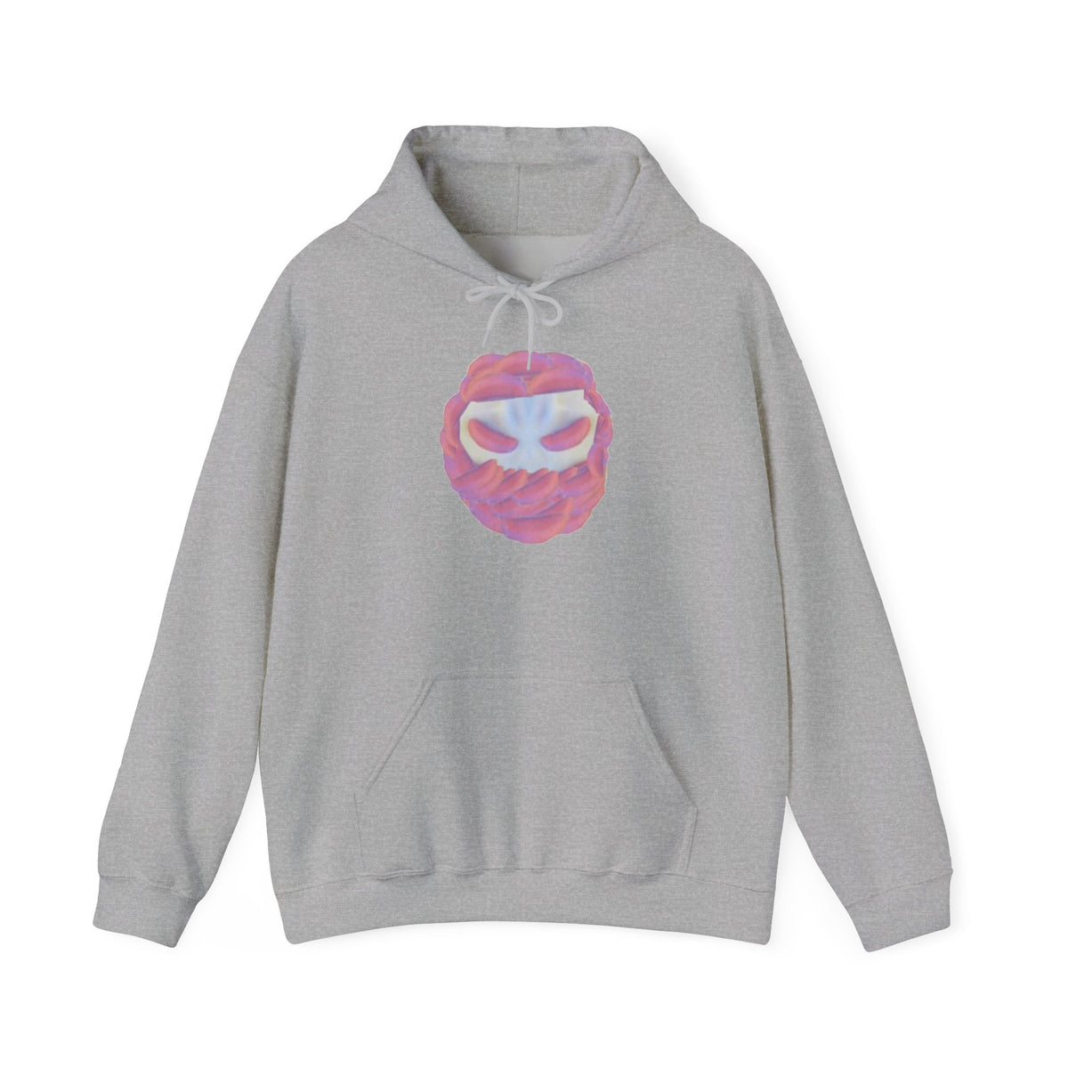 Skull Cloud Hoodie – Pink skull hooded sweatshirt