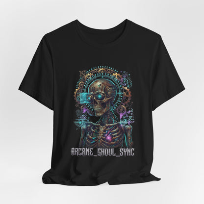 T-shirt Arcane Ghoul – Grafica cyberpunk