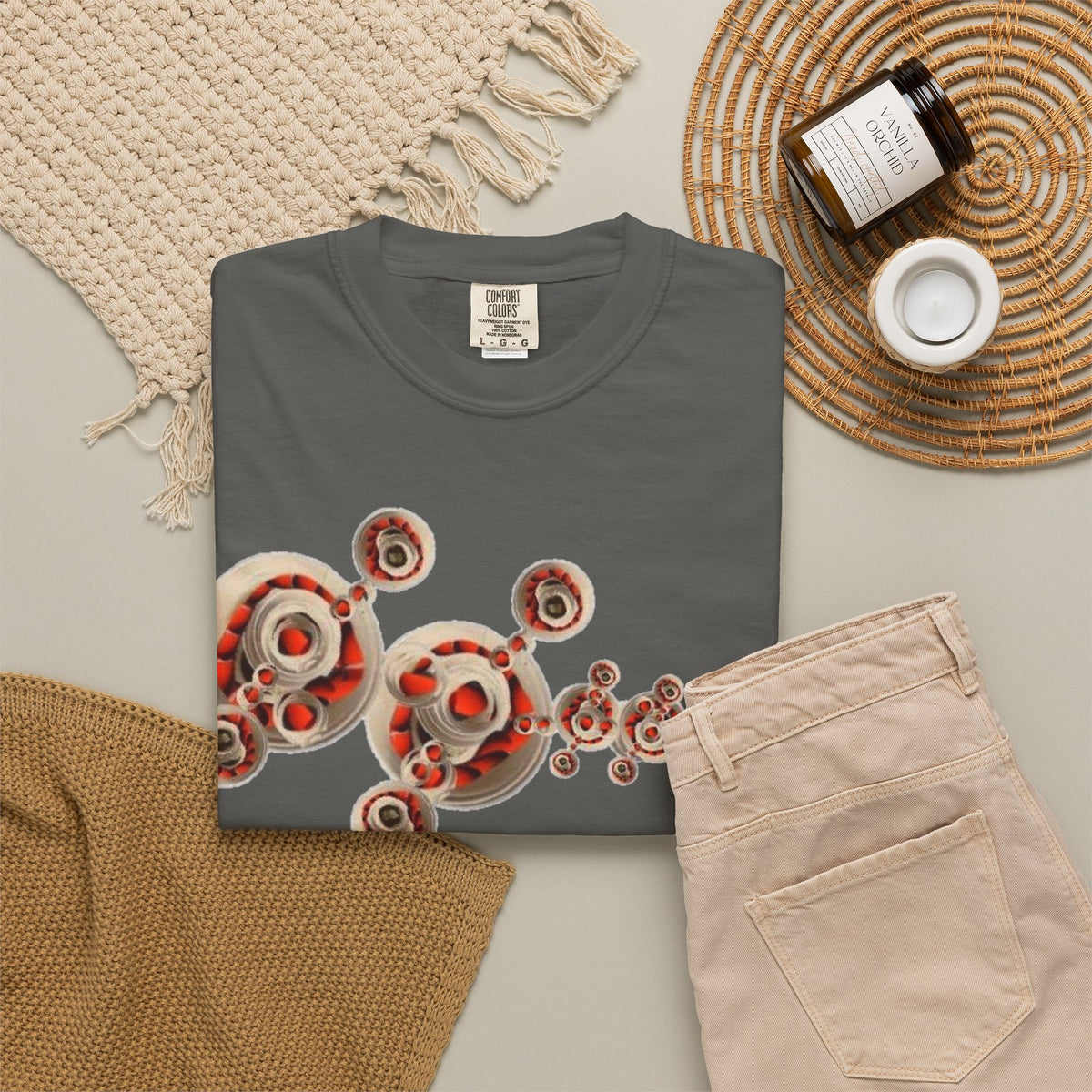 Retro Target T-Shirt – Circle graphic