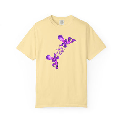 T-shirt Fantasy – Grafica viola